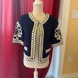 Oscar de la Renta Sacks Fifth Ave embroidered wool jacket